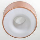 Ver imagem 4 de Plafon Sobrepor Redondo 30cm Cobre em Alumínio e Acrílico para 3 Lâmpadas St951