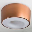 Ver imagem 3 de Plafon Sobrepor Redondo 30cm Cobre em Alumínio e Acrílico para 3 Lâmpadas St951