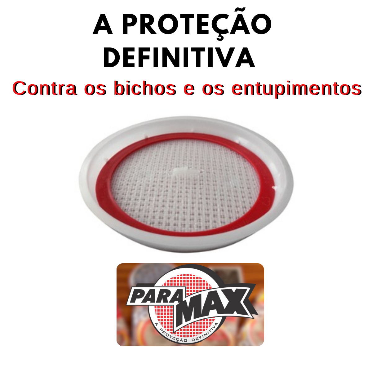 Kit 4 Ralos Protetor 10cm + 4 de 15 Cm Paramax - 6