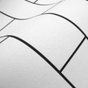 Ver imagem 3 de Papel de Parede Efeito Azulejo Branco Vinilico Lavável+ Cola Inclusa