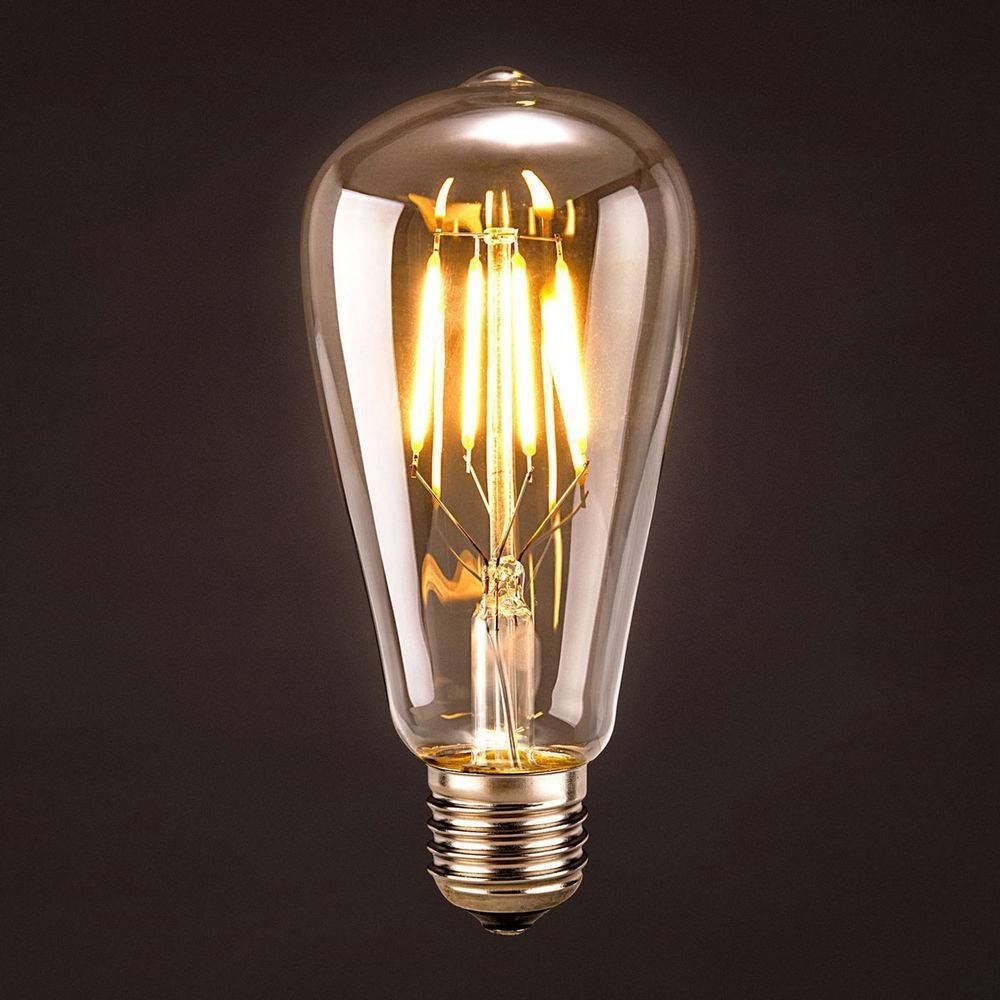 Lâmpada De Filamento Led Thomas Edison 4w 2200k Vintage Retro Bivolt - 2