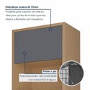 Ver imagem 5 de Cozinha 11 Peças Condessa Canto Torre Quente 100% MDF Cinza/Carvalho Titânio