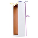 Ver imagem 2 de Kit Com 3 Arandelas Led Efeito Decorativa Parede Teto 5w 25cm Branca 110v St163