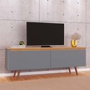 Ver imagem 1 de Rack Tuboarte Ruth P/ Tvs de até 55? com Pés em Estilo Retrô