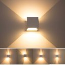 Ver imagem 5 de Kit com 3 Arandelas 2 Fachos Regulável Led Garantia de 5 Anos - luminárias marrom St423