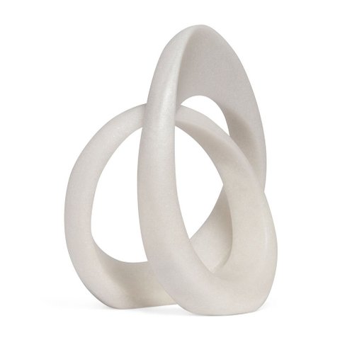 Escultura Decorativa Abstrata em Poliresina 26cm 21140 Mart