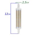 Ver imagem 2 de Lâmpada R7S 10w bivolt 3000k luz quente - palito longa ST578