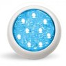LED Piscina - Kit 6 LED Monocromático 9W + Central + Controle - Azul - Encaixe 3/4" - 2