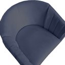 Ver imagem 2 de Kit 02 Poltronas Julia Pés Palito Suede Azul Marinho - D'Classe Decor