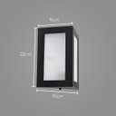 Ver imagem 2 de Arandela triangular em alumínio E27 Preta + Lâmpada LED 12W 6000K st532