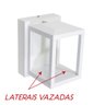 Kit 3x Arandela Led Lanterna Retrô 7w 3000k Branca St1023 - 3