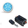 LED Piscina - Kit 1 LED Monocromático 9W + Central + Control - Azul - Encaixe 3/4" - 1