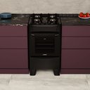 Ver imagem 6 de Fogão de Piso 4 Bocas Alpro 440 Preto 127V com Forno Elétrico Airfryer - Realce