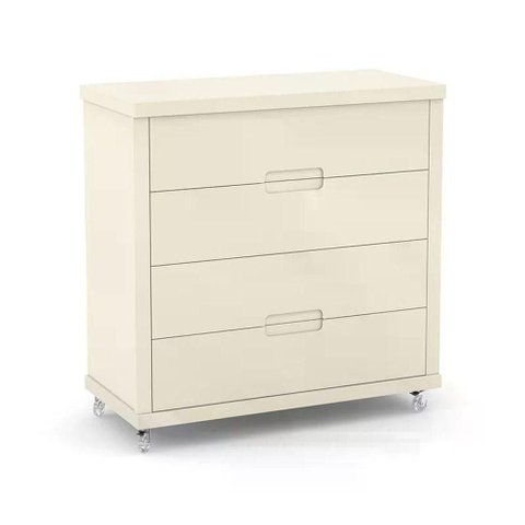 Cômoda Infantil Tutto New 4 Gavetas Off White - Matic Móveis Off White