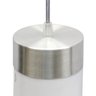 pendente copo termo poptem 1 lampada branco luminária lustre 24cm sala - 3