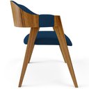 Ver imagem 6 de Kit 04 Cadeiras para Sala de Jantar e Estar Living Estofada Suran L02 Suede Azul Marinho - Lyam