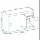 Ver imagem 3 de Escrivaninha Mesa Escritório 1 Porta 1 Gaveta Melissa