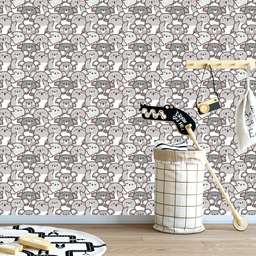 Papel de Parede Adesivo Desenho de Coalas Quarto Bebê 3m - 5