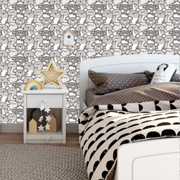 Papel de Parede Adesivo Desenho de Coalas Quarto Bebê 3m - 2