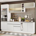 Ver imagem 1 de Armário de Cozinha Completa 290cm Branco/Crema Vicenza Madesa 11