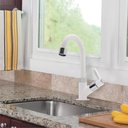 Ver imagem 4 de Kit Torneira Pia Banheiro Preto 1/4 de Volta Válvula Lavatório Sifão Extensivo Engate Flexível 60 Cm