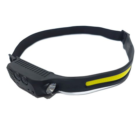 Lanterna de Cabeça LED e Cob Multifuncional com Sensor - Atomo Mo-Sj-453