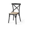 Conjunto Mesa Madeira Maciça Alice 1,60m com 6 Cadeiras Aço Karina Preto - 3