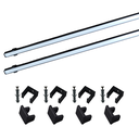 Ver imagem 1 de Perfil Sobrepor Led 12x11mm Preto 2x1m Baby Ilunato