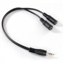 Ver imagem 1 de Cabo Y Duplicador Áudio P2 Macho X 2 P2 Fêmea