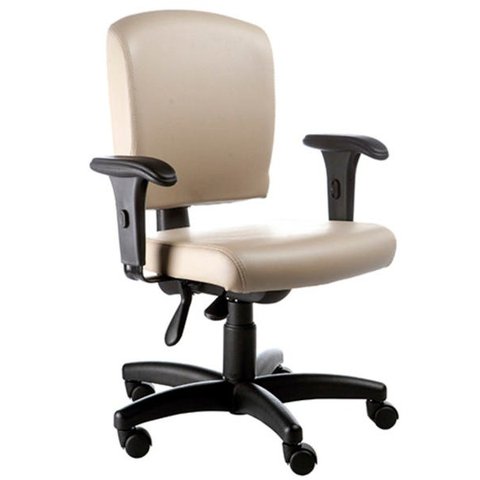 Poltrona Executiva Luxuosa com Braços Fixos Linha Alpha