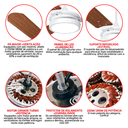 Ver imagem 4 de Ventilador de Teto Valen Led Branco 3 Pás Mogno Ventex 220v