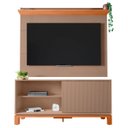 Ver imagem 6 de Painel para TV 45 pol e Rack Bancada 136cm Lucca Areia/Freijó C01 - Mpozenato