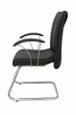 Ver imagem 2 de Poltrona Diretor Ergonômica Base Fixa em S Linha Vivara Cor:Preto;