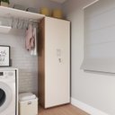 Ver imagem 1 de Armário Organizador Multiuso Kiev 2 Portas Com Chave