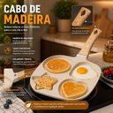 Ver mais imagens de Frigideira Antiaderente 4 Divisórias Coração Estrela e Redondas 19cm
