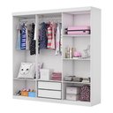 Ver imagem 5 de Guarda Roupa Infantil Iona 6 Portas Branco