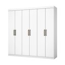 Ver imagem 7 de Guarda Roupa Infantil Iona 6 Portas Branco