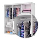 Ver imagem 3 de Guarda Roupa Infantil Iona 6 Portas Branco