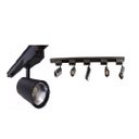 Ver imagem 2 de Luminária Trilho Eletrificado com 5 Spot Direcionável Preto LED 10W Eurolume Bivolt 3000K