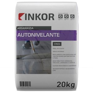 Argamassa Autonivelante Cinza 20kg Inkor
