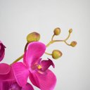 Ver imagem 4 de Arranjo de Orquídea Pink Artificial no Vaso Espelhado |Linha Permanente Formosinha