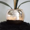 Ver imagem 2 de Arranjo de Orquídea Pink Artificial no Vaso Espelhado |Linha Permanente Formosinha