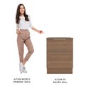 Ver imagem 6 de Balcão Madesa Stella 60 cm 1 Porta Rustic