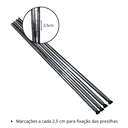 Ver imagem 4 de Ka002 - Kit 4 Hastes 2,5 Diametro para Estantes Aramadas Nsf 178,5cm Alt Uteall