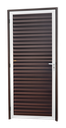 Ver imagem 1 de Porta Veneziana Alumínio 86 Dir Mix Corten Brimak