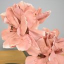 Ver imagem 3 de Flores Artificiais Arranjos de Flores Amarílis Rosa no Vaso Rose Gold | Linha Permanente