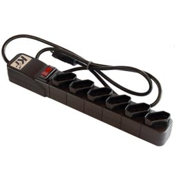 Filtro de Linha Extensao 6 Tomadas Regua Eletrica Protetor - 1
