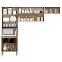 Ver imagem 3 de Kit Cozinha Ambiente Urbane 3 Peças Freijó Vanilla Ripado - Kits Paraná