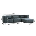 Ver imagem 3 de Sofá Modular 3 Lugares com Puff Easybox CabeCasa MadeiraOriginals