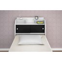 Ver imagem 1 de Cabeceira Solteiro Elisa Box Framar 0,88 Branco e Preto